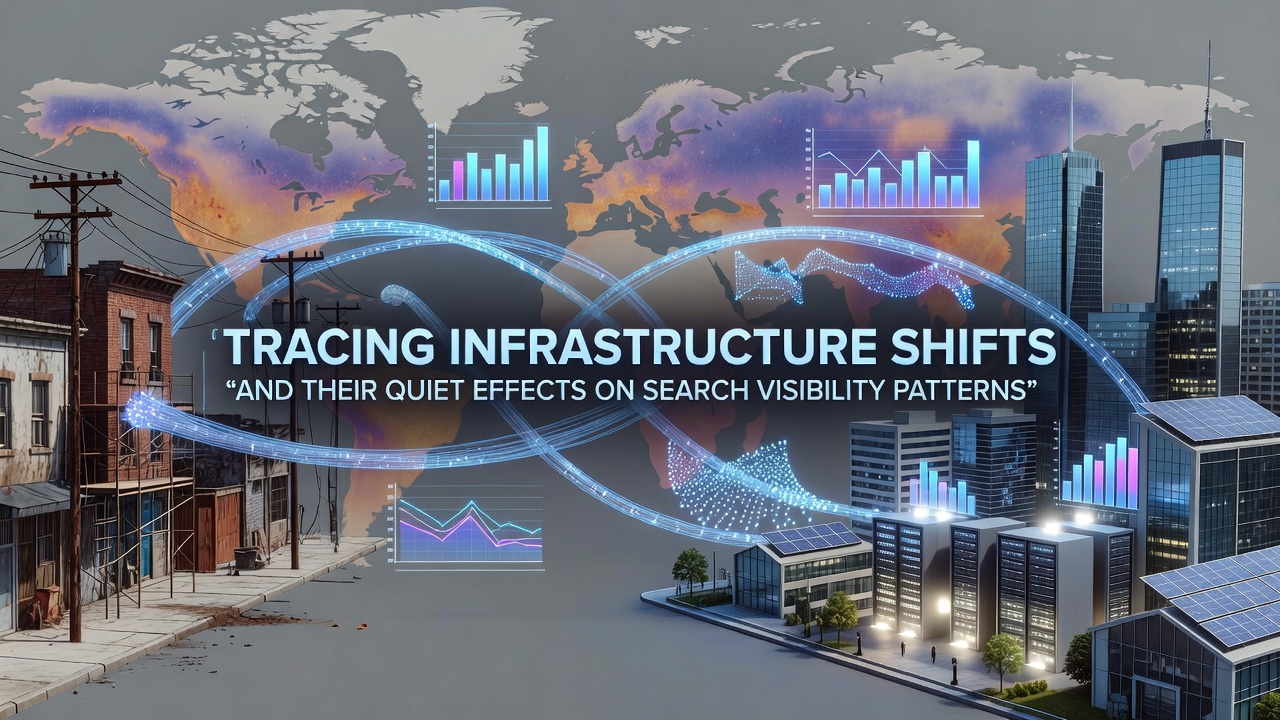 Tracing Infrastructure Shifts and Their Quiet Effects on Search Visibility Patterns